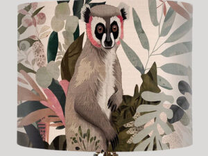 Bright Tropics Lemur Lamp Shade