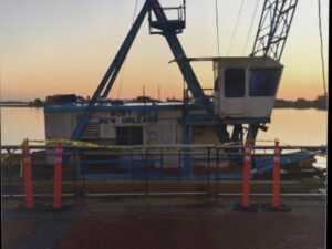 Caution Barge 20x16