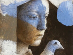 Composition with Ultramarine Brown IX