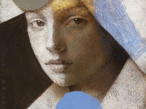 Composition with Ultramarine and Brown X