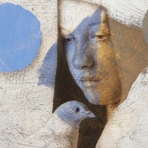 Composition with Ultramarine and Brown XI 12×12