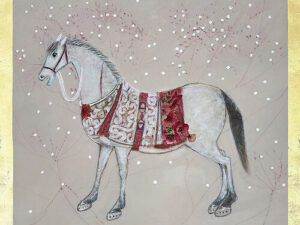 Equestrian Elegance Tapestries of Time ROSE