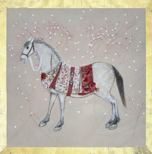 Equestrian Elegance Tapestries of Time ROSE