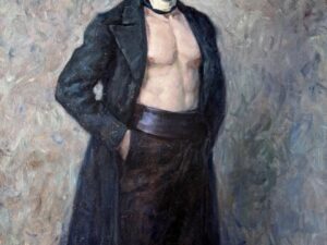 Man in Coat 31×27