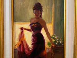 Spanish Lady In Red