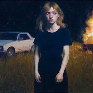 What Burns Behind Her 24×16