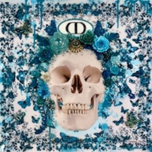 Aqua Dior Skull 24x24