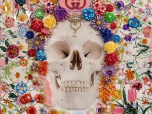 Floral Gucci Skull