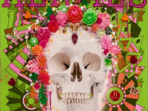 Neon Hermes Skull