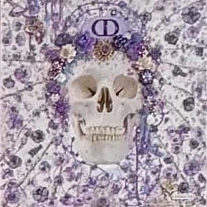 Pansy Dior Skull 24x24