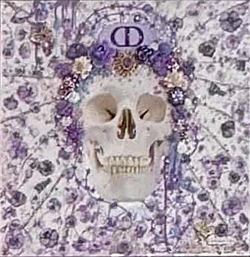 Pansy Dior Skull 24x24