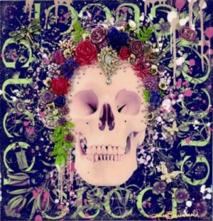 Royal Blue Gucci Skull