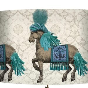 Lamp Shade Niraj Horse Blue
