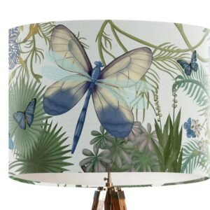 Lamp Shade Butterfly Garden Sunlight