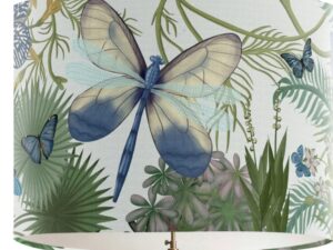 Lamp Shade Butterfly Garden Sunlight
