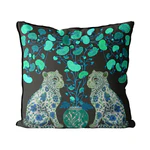 Chinoiserie Leopard Twins Cushion Pillow Choice of Luxury Velvet / Cotton / Outdoor - Image 6