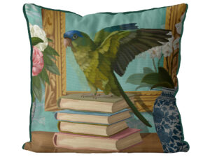 Parlour Parrot Perch Cushion Cover Choice of Cotton or Luxury Velvet