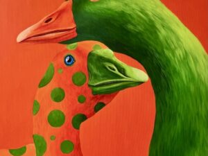 Orange&Green Geese