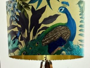 Peacock Garden on Gold