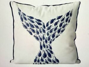 Little Fishes, Fishy Tail, Coastal Cushion Cover