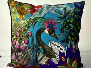 Glorious Plumes 2, Bird Cushion Cover