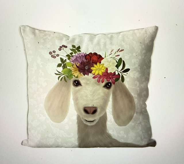Goat Bohemian, Cushion Cover - Image 3