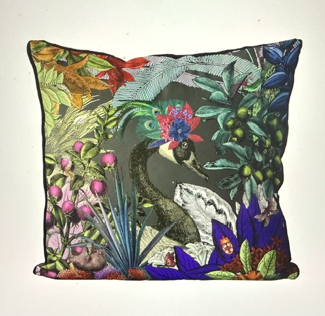 Glorious Plumes 2, Bird Cushion Cover - Image 3