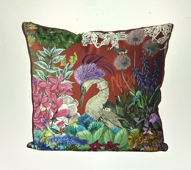 Glorious Plumes 6, Bird Cushion Cover