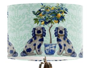 Staffordshire Dog Twins And Lemon Tree
