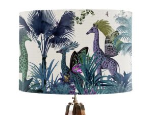Tropical Giraffes, Blue
