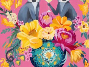 Kelly McLaughlan Monkey Lemon Fizz 27.5x27.5